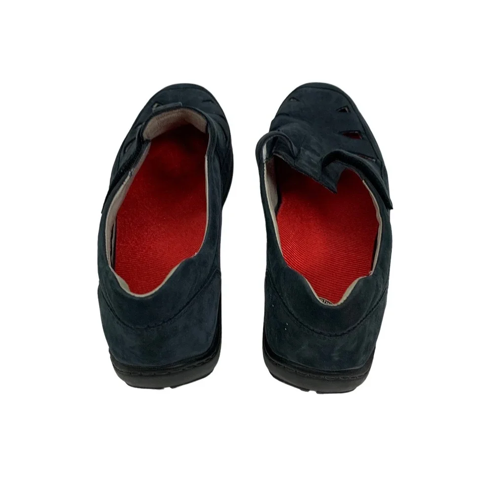 Aetrex Lynco Mens Sandals 6.5 Blue‎ Orthotic Arch Support Comfort Walking Casual